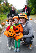 Family at Pumpkin Walk