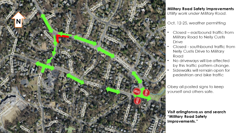 Military Rd Roundabout Detours - Oct 2026
