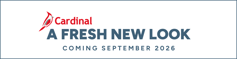 Cardinal A Fresh New Look, Coming September 2026