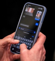 A cell phone displaying the Prepared Live app