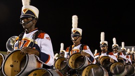 Virginia State University's Trojan Explosion Marching Band