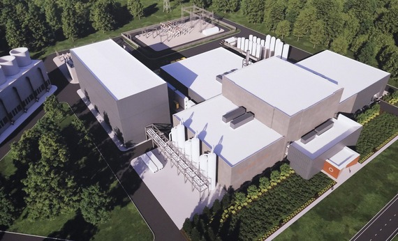 A rendering of CFS' planned fusion energy plant