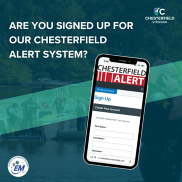 Chesterfield Alert graphic