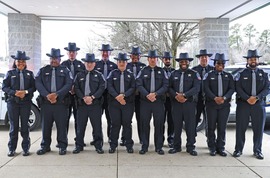 Graduates of the Chesterfield Sheriff Office's 40th Basic Academy