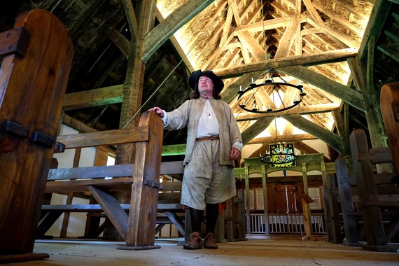 John Pagano, a historical interpreter at Henricus Historical Park
