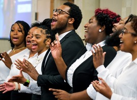 VSU Chorus Sings at Black History Month Scholarship Breakfast