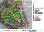 The Park at River City Sportsplex map
