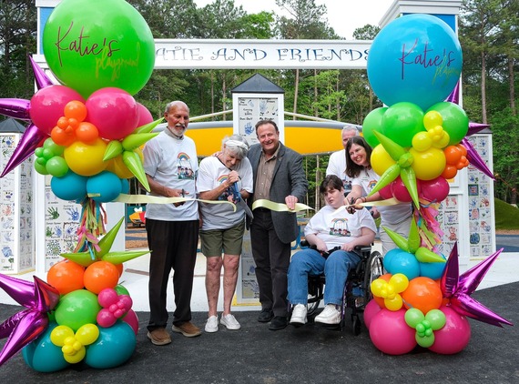 Chesterfield Parks and Recreation held a ribbon-cutting for the renovated Playground for Katie and Friends at Huguenot Park