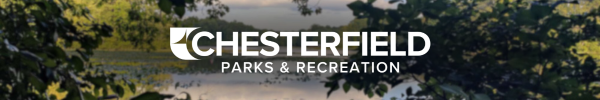 Chronolog lake background with Chesterfield Parks Rec logo