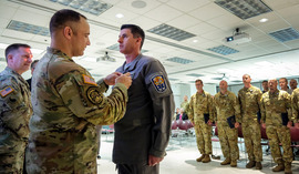 Chesterfield first-responders were honored by the Virginia National Guard for their role in two life-saving rescues