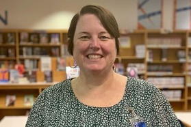 Manchester High School Assistant Librarian Shannon Bailey