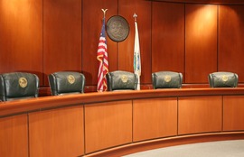 The interior of Chesterfield's Public Meeting Room