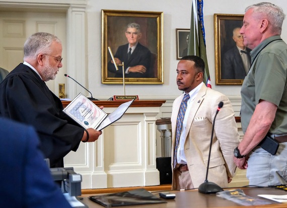 Chesterfield held a graduation ceremony for two men who completed the Veterans Treatment Docket program