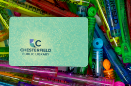 An image of a Chesterfield County Public Library card