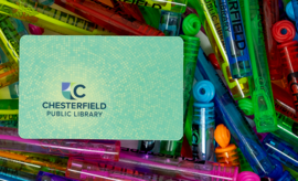 An image of a Chesterfield County Public Library card