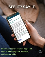 Report Concerns or Request Assistance graphic