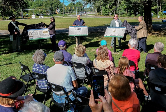 Interpretive signs are unveiled at historic Castlewood 
