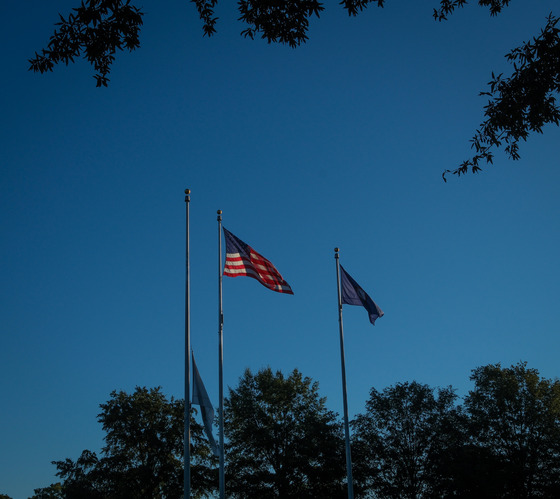 Holland Flag at Half-Staff