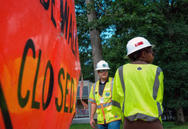 Tranportation Road Closed Sign