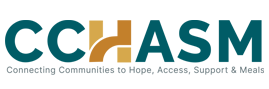 Logo of CCHASM - Connecting Communities to Hope, Access, Support & Meals