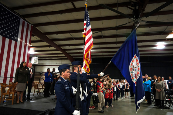 Chesterfield's annual Veterans Day ceremony takes place at the county fairgrounds