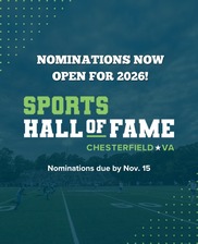 Chesterfield Sports Hall of Fame nominations are open through Nov. 15