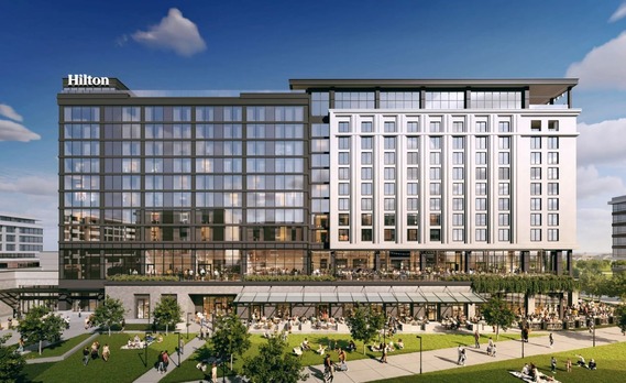 Shamin Hotels' new Hilton hotel, The Mondelle, will be built in Chesterfield as part of the Springline at District 60 development