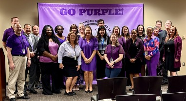 Go Purple 2025 group picture