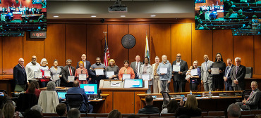 Fall 2025 GCA Graduation at Board of Supervisors meeting