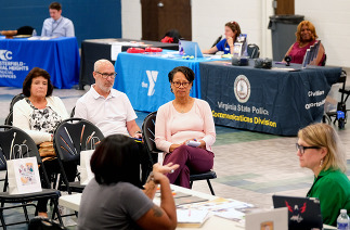 Group of people at Career Conversations Event