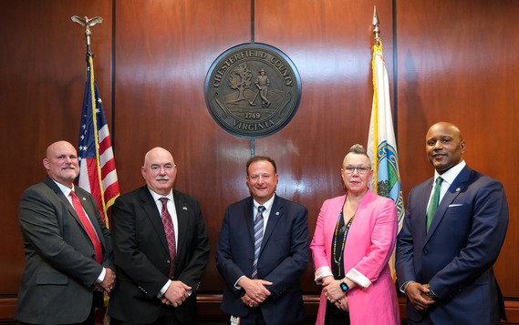 Members of the Chesterfield Board of Supervisors