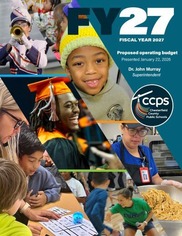 The cover of Chesterfield County Public Schools' FY2027 budget presentation