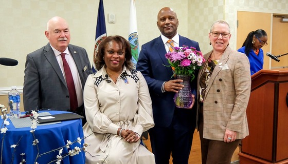 Board members and others at the Black History Month Business Breakfast