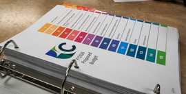 A copy of Chesterfield's budget book for fiscal year 2026