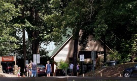 An exterior photo of the Rockwood Park Nature Center