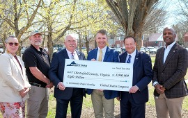 U.S. Rep. Rob Wittman presents $8 million check to the Board of Supervisors