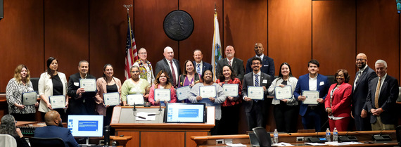 My Chesterfield Academy participants graduation at the Board of Supervisors Meeting