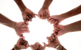 hands holding pinkies