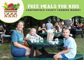 Free meals for kids at Chesterfield Farmers Market