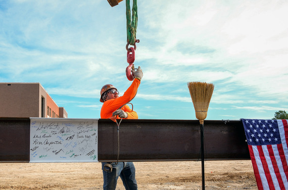 West Ridge High School Topping Out