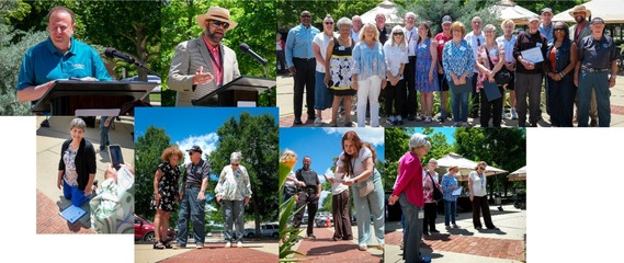 Chesterfield Board of Supervisors, leadership and Walk of Fame recipients at ceremony