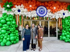 Dalila Medrano and Dilshad Charania at Taste of India Event