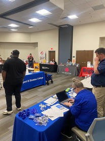 Participants and Vendors at Career and Resources Fair