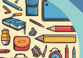 School supply drive flyer