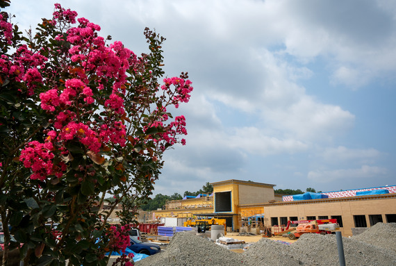 Falling Creek Middle School construction