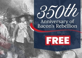 350th Anniversary of Bacon's Rebellion event