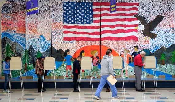 Chesterfield residents cast their ballots at Robious Elementary School on Election Day 2025