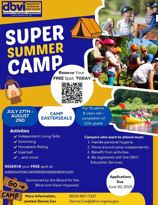 Super Summer Camp graphic