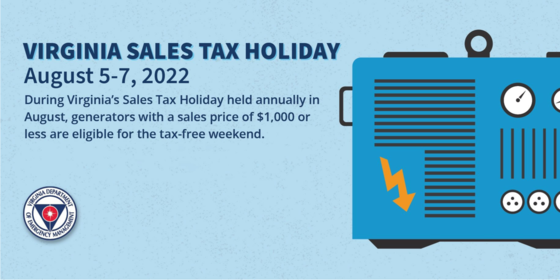 sales tax holiay