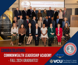 Governor's Commonwealth Leadership Academy Fall 2024 Graduates